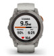 Fenix 7X Pro – Sapphire Solar - Edition Titanium - with Fog Gray/Ember Orange Band - 010-02778-15 - Garmin